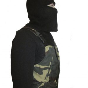 Утепленная зимняя балаклава (флис 2 слоя)